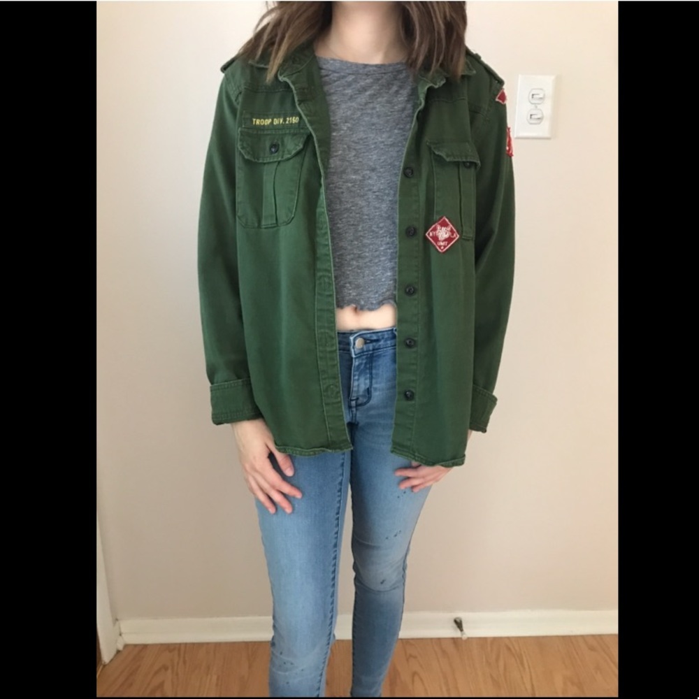 Forever 21 Vintage Inspired Boy Scouts Jacket